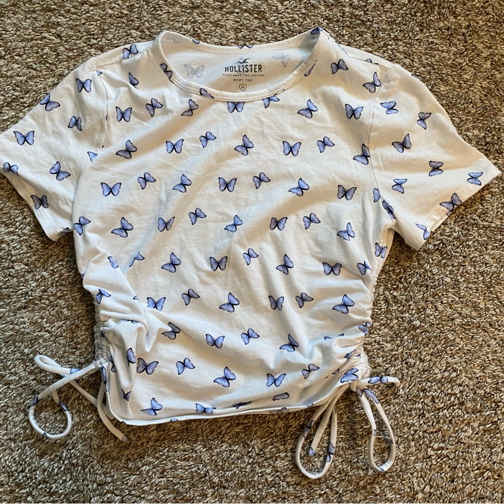 cinched sides butterfly top